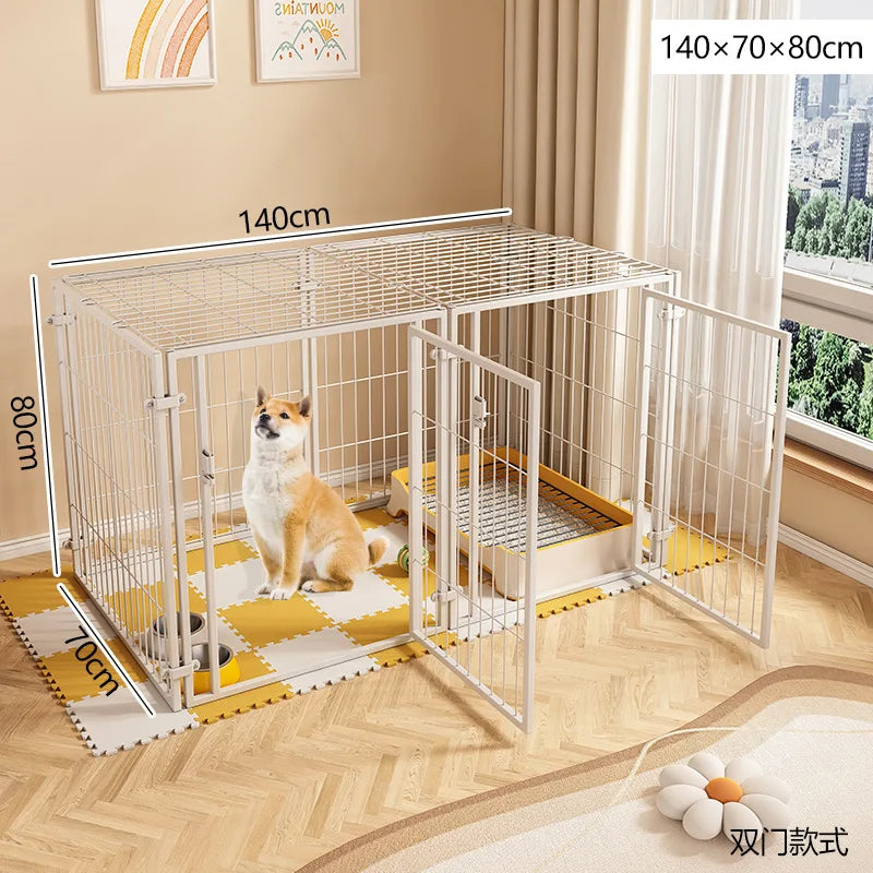Pet Fence,Dog Cat,Indoor Small Dog,Prison Break Prevention,Dog Nest,Dogs Cage,Home Use,Extra Large,Thickened, Reinforced Cage