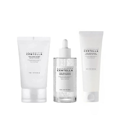 Korean Centella Tone Brightening Toner Facial Calming Moisturizing Serum Cream Gentle Cleanser Skincare Original Products Set