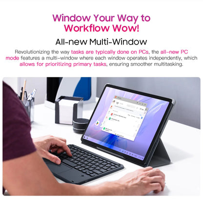 Blackview MEGA 1 Tablet - 11.5" 2.4K 120Hz Display 8GB 256GB 50MP+13MP Camera 8800mAh 33W Fast Charging