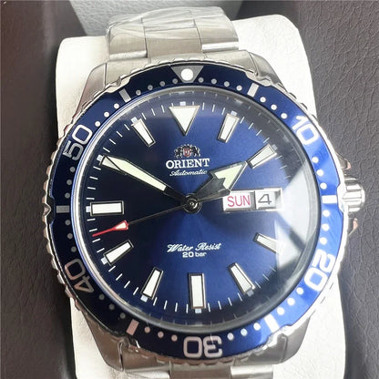 Orient Watch Man Refurbish Japanese Automatic Mechanical Watches 20Bar Waterproof Luminous Sport Watch Stainless Steel Men Watch