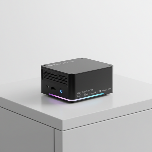 GMKtec K8 Plus Mini PC – AMD Ryzen 7 8845HS, DDR5, Oculink, Windows 11 Pro