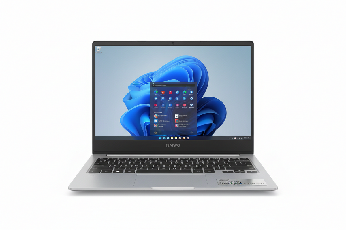 NAIWO 14.1" Ultra Slim Laptop – Intel 4405U, 16GB RAM, 2TB SSD, Windows 11