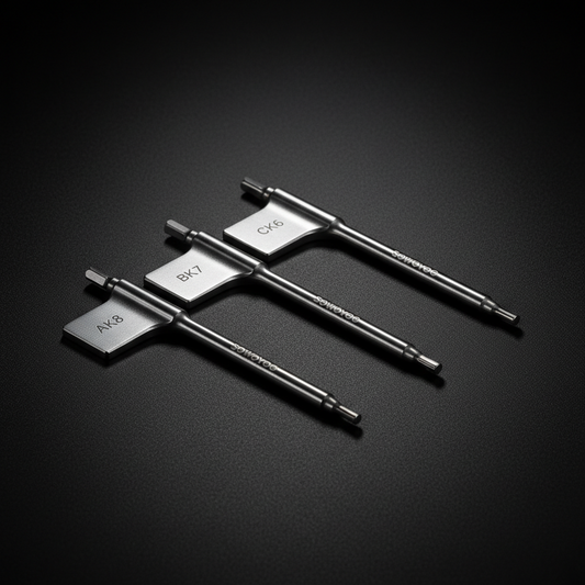 SOWOYOO 3-Piece Professional Lock Decoder Set – AK8, BK7, CK6 Flagpole Tools