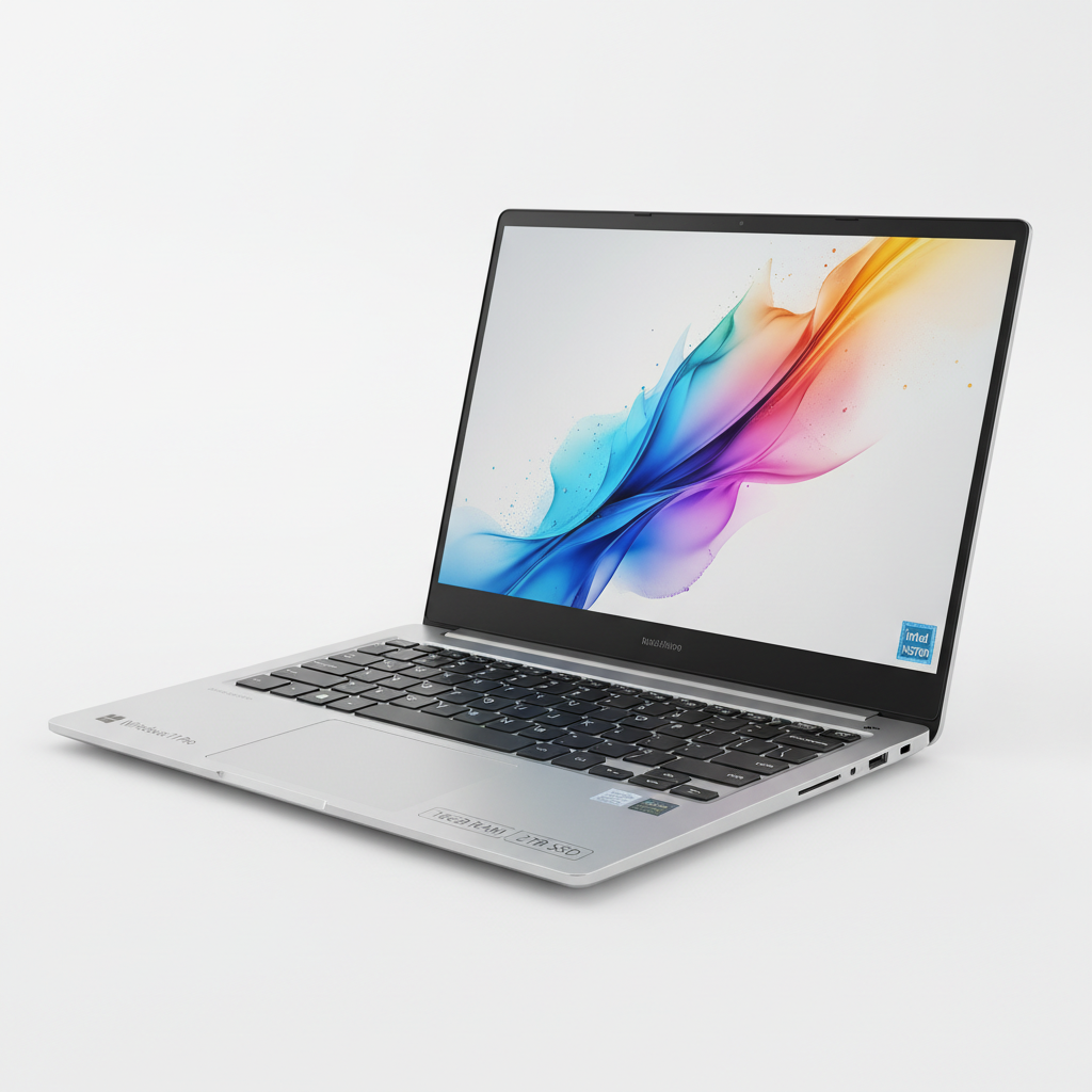 Ultra Slim Laptop 14.1" 16GB RAM 2TB SSD Intel N3700 Notebook Windows 11 Pro 1920*1080 Display Office Study Computer PC